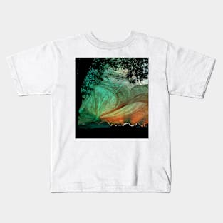 Sunset stormy skies Kids T-Shirt